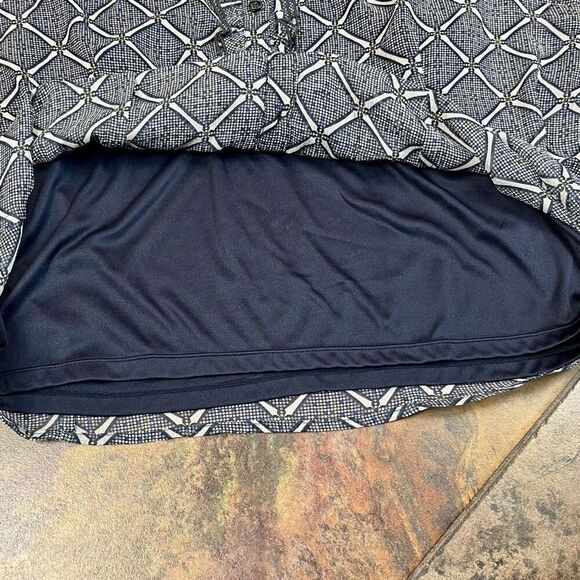 George Me By Mark Eisen Plaid Ruffle Button Down Blouse XL - Picture 12 of 12